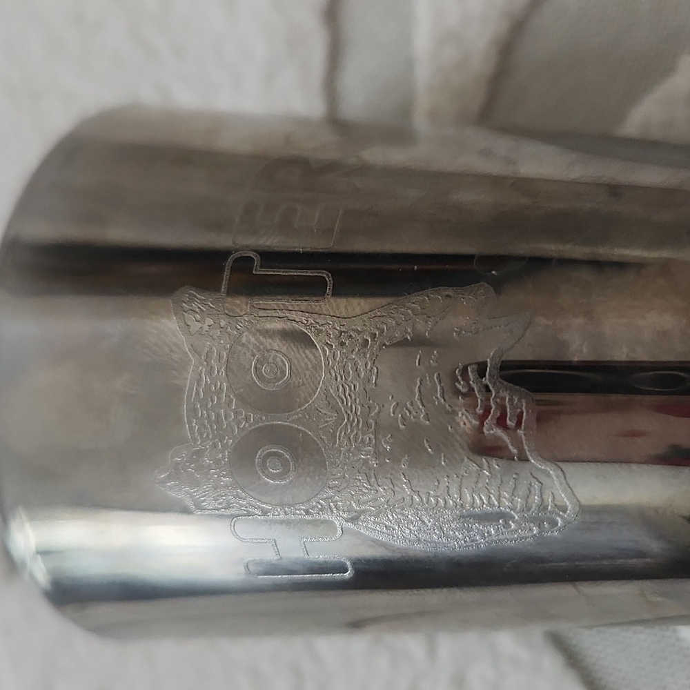 Hooters Silver Shot Glass